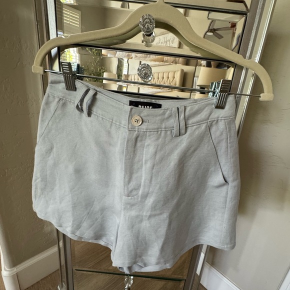 PAIGE Pants - PAIGE LIGHT BLUE LINEN SHORT SIZE 0